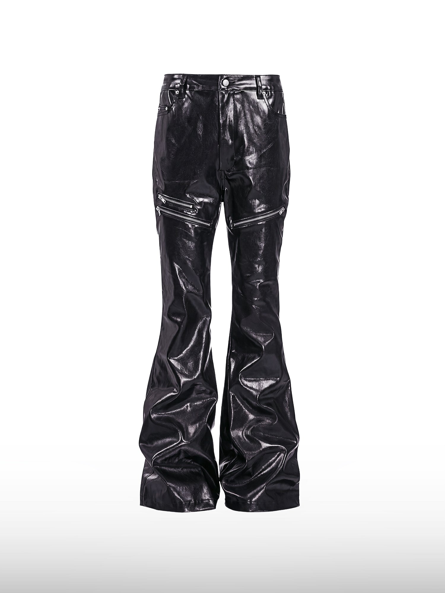 Flüssige schwarze Schlagjeans