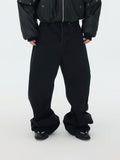 Klassieke zwarte baggy jeans