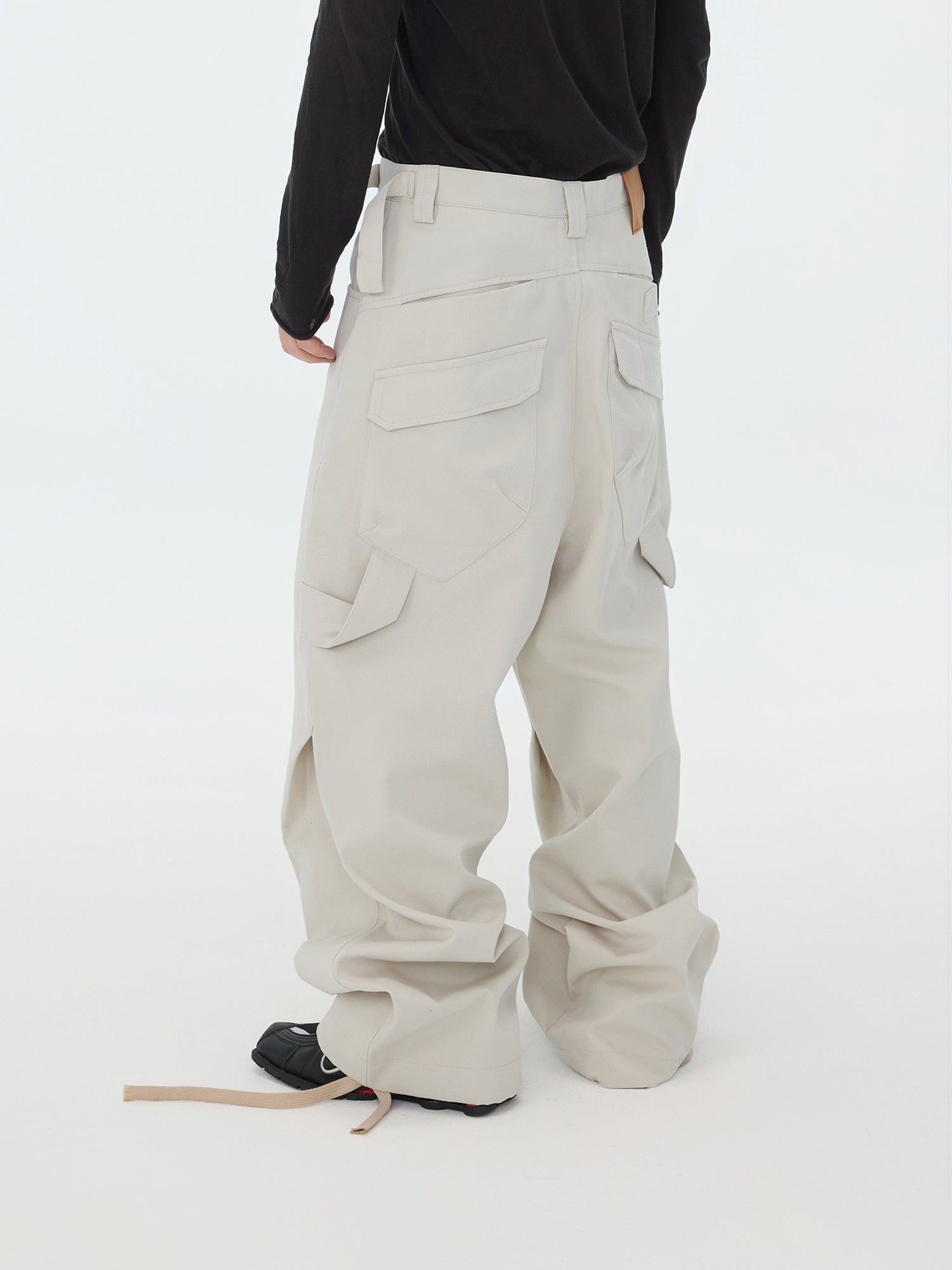 Beige Broek met Trekkoord