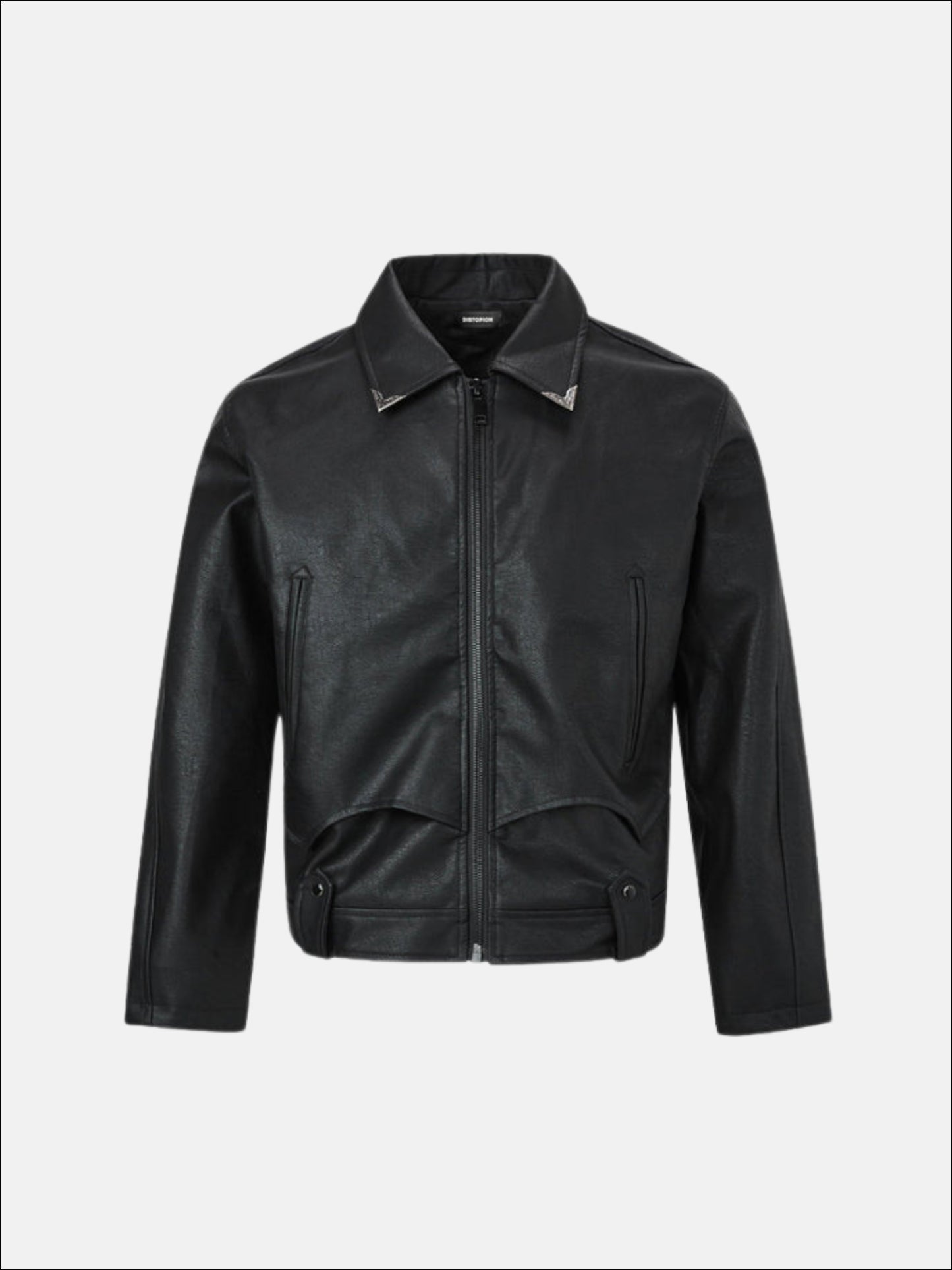 Jacke mit Metallkragen