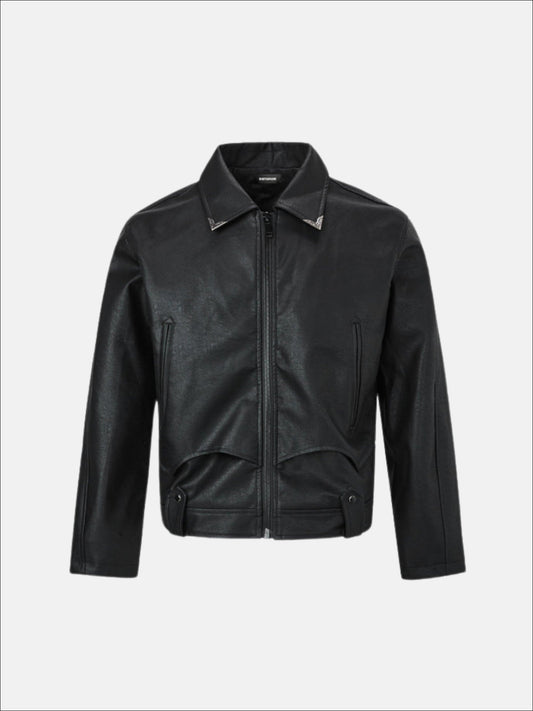 Jacke mit Metallkragen
