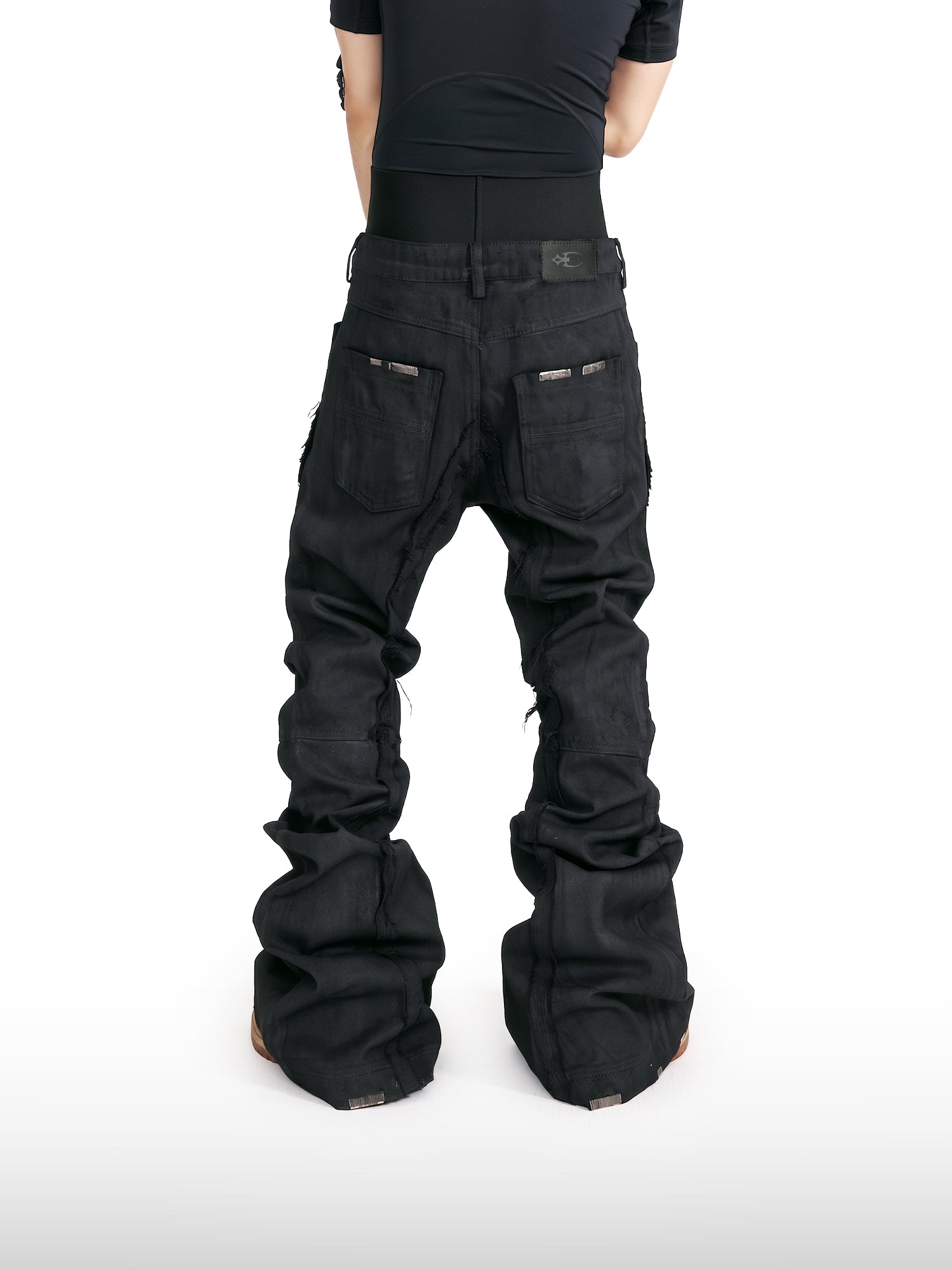 Night Black Flared Jeans