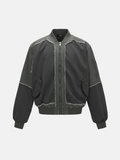 Patchwork Bomber Jacket