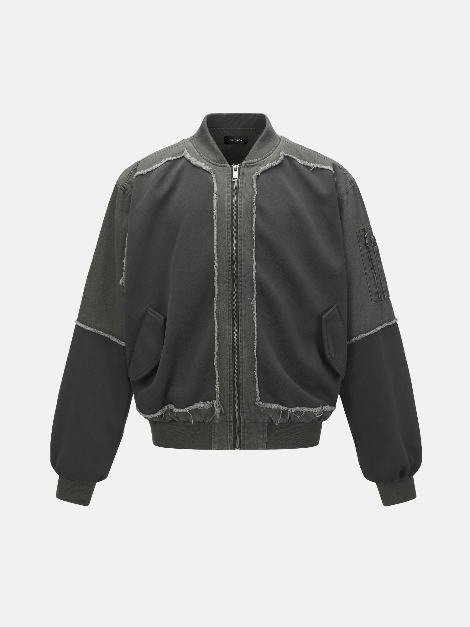 Patchwork Bomber Jacket