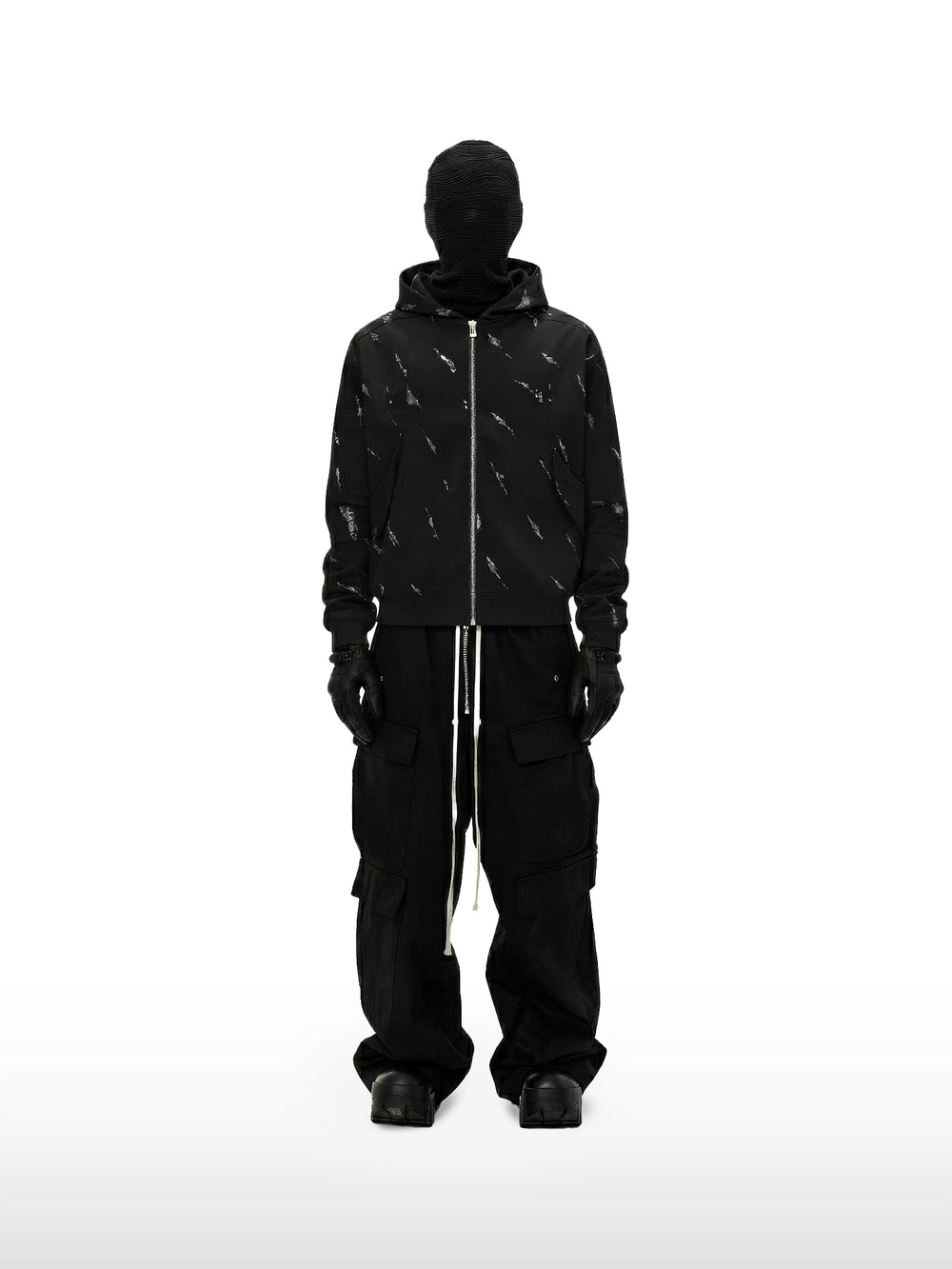 Gemusterter Hoodie