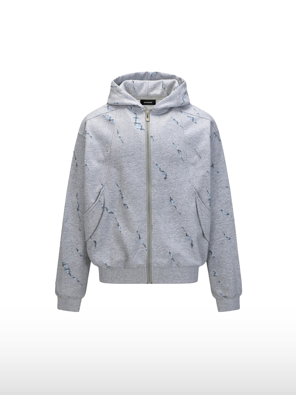Gemusterter Hoodie