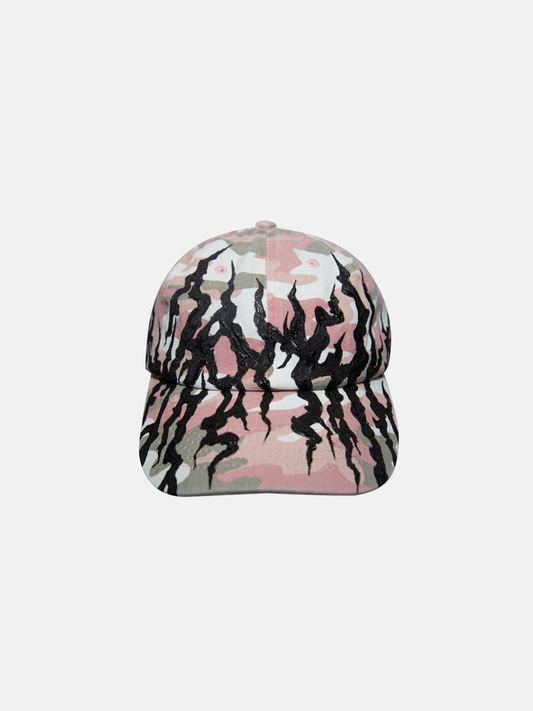 Pinke Camouflage-Flammenkappe