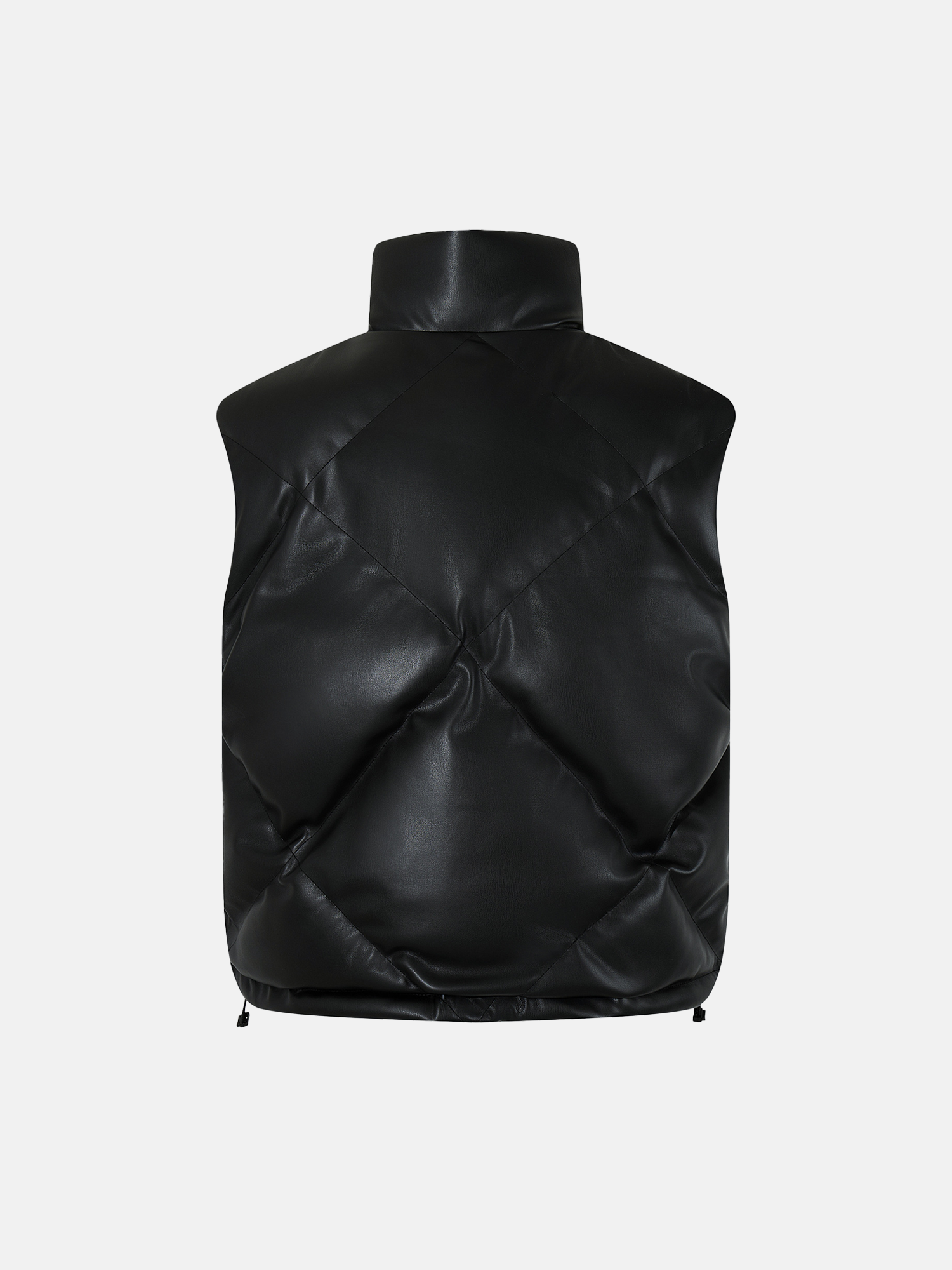 Quilted Black Vest