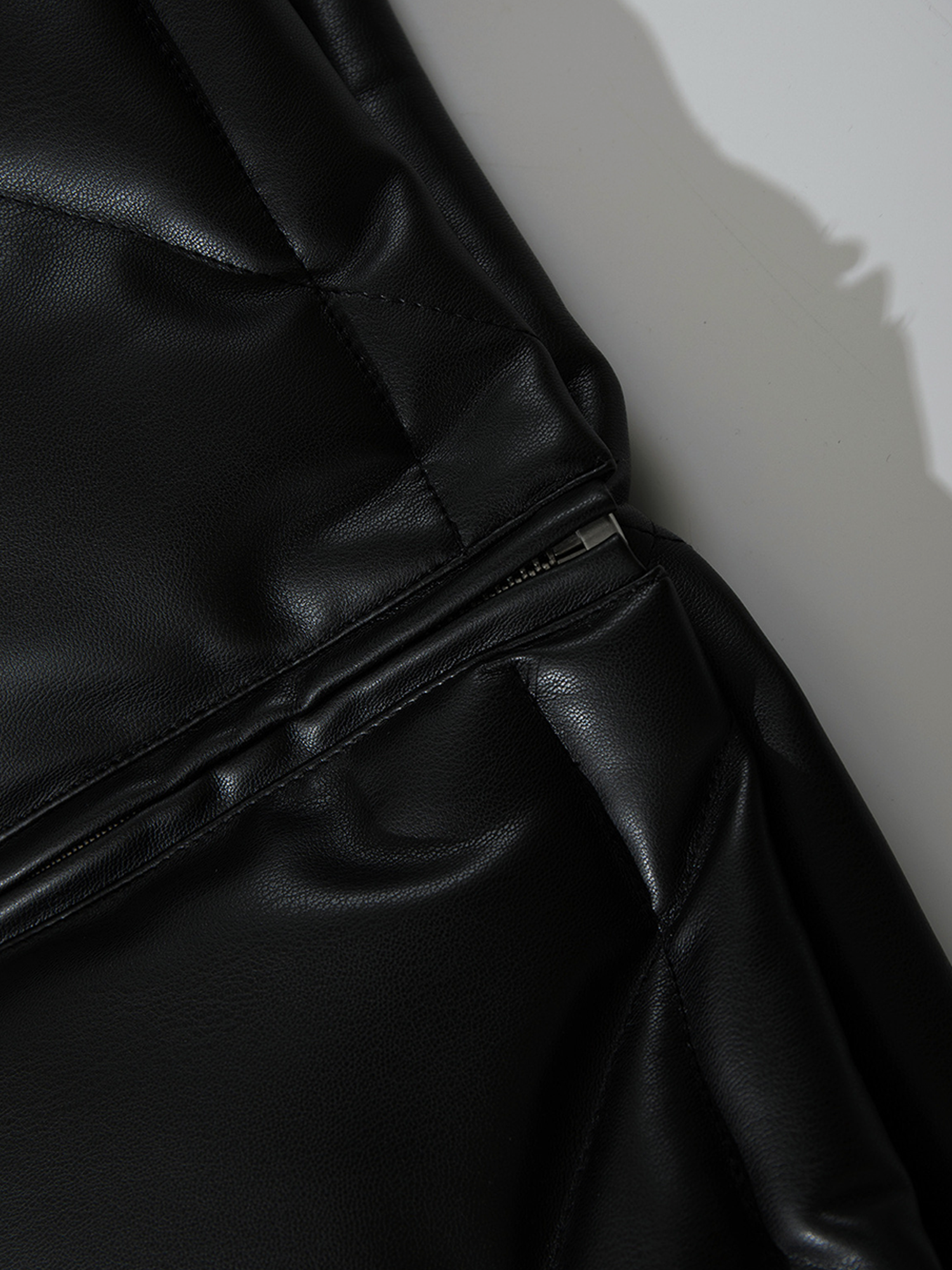 Quilted Black Vest