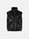 Zwart gewatteerd vest