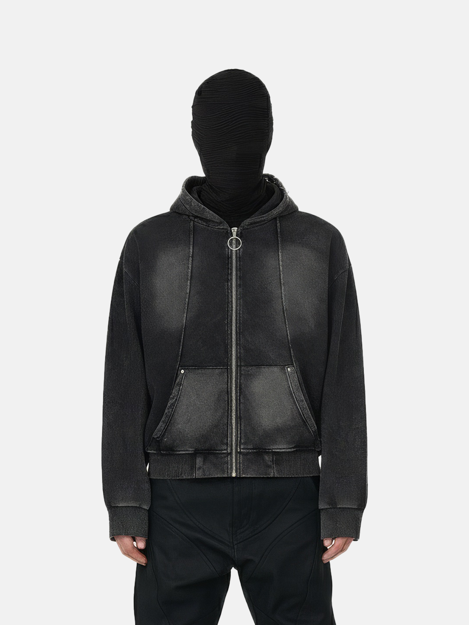 Ring Pull Zip Hoodie