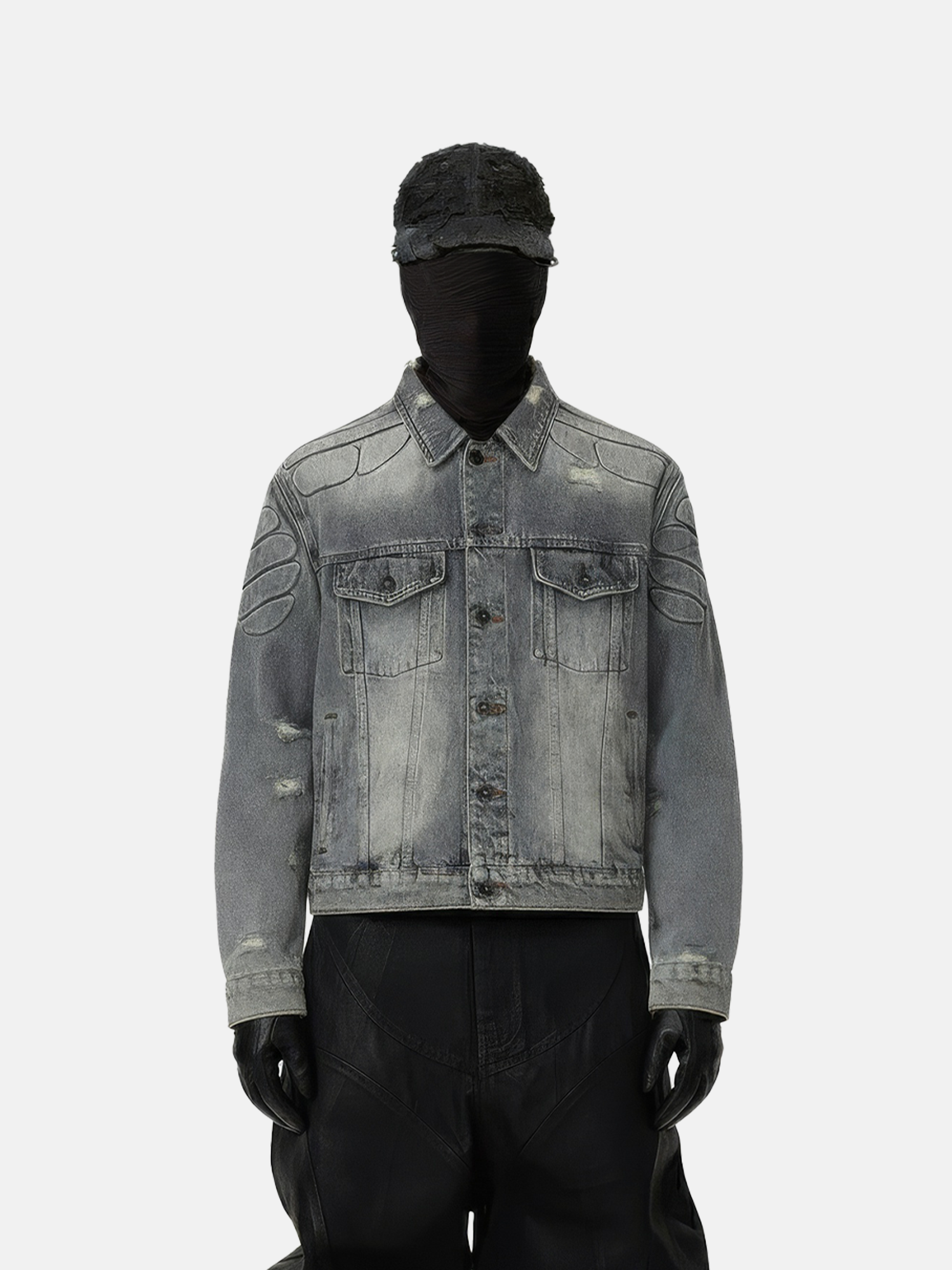 Ripped Detailed Jacket