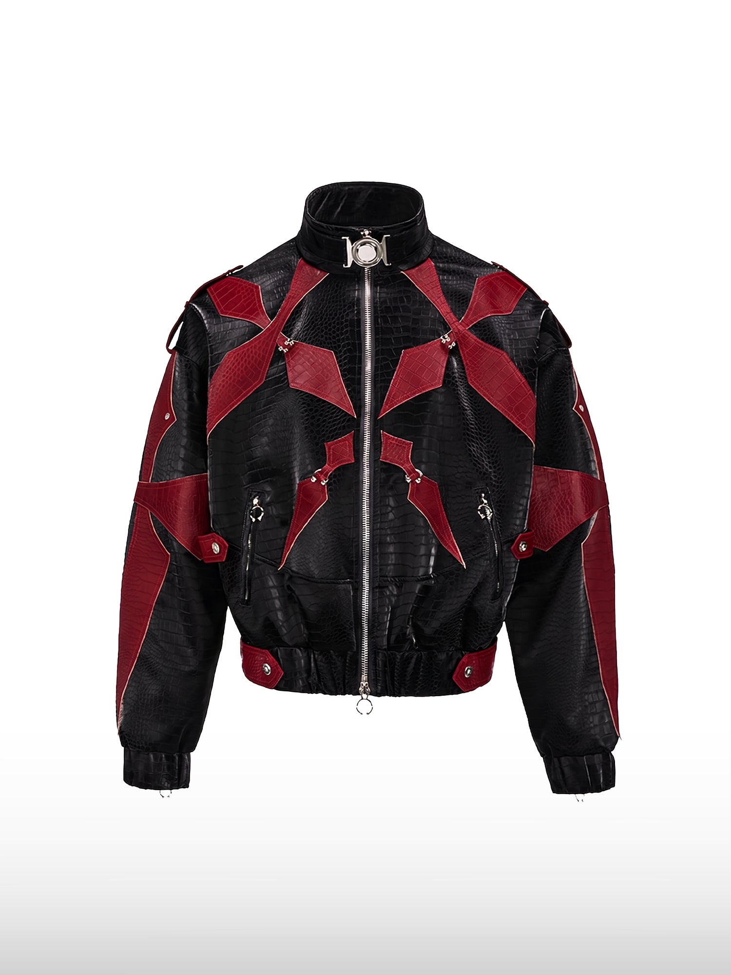 Rote Cyber-Chaos-Jacke