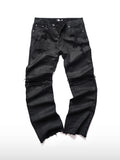 Resin-Jeans im Used-Look