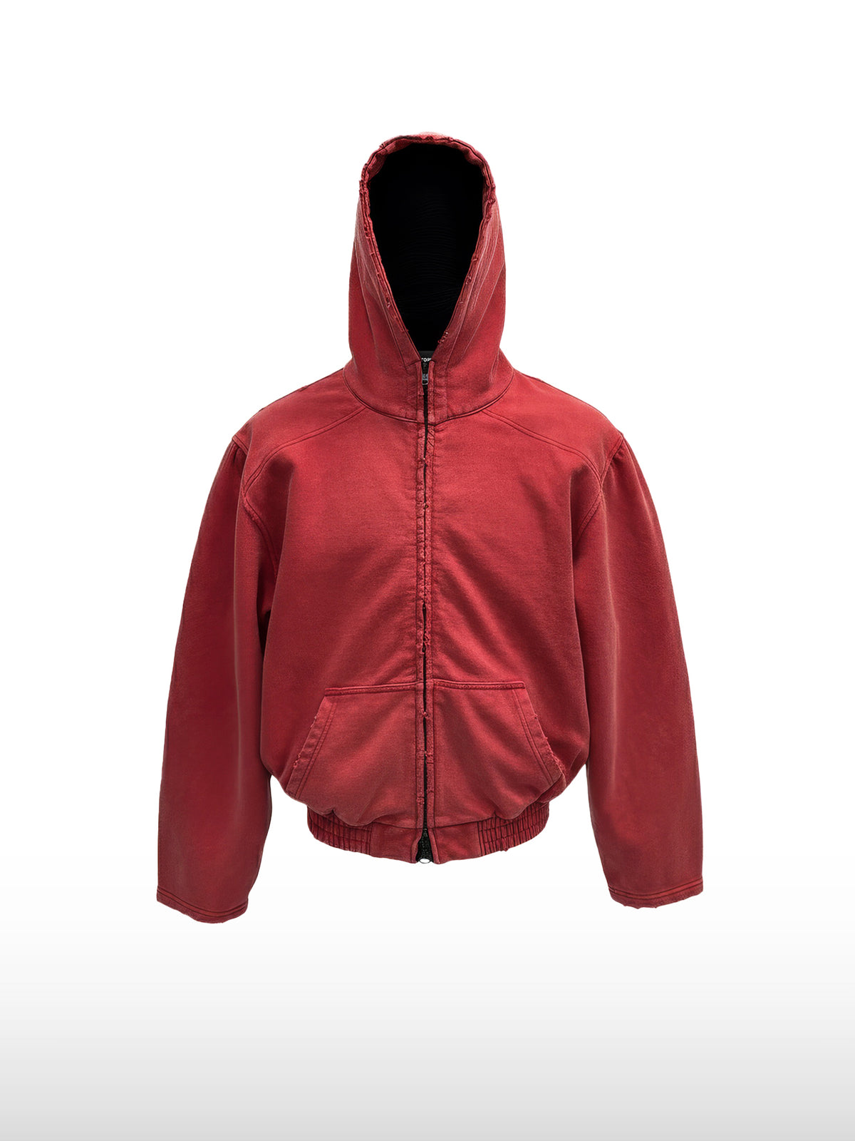 Retro-Hoodie in Rot