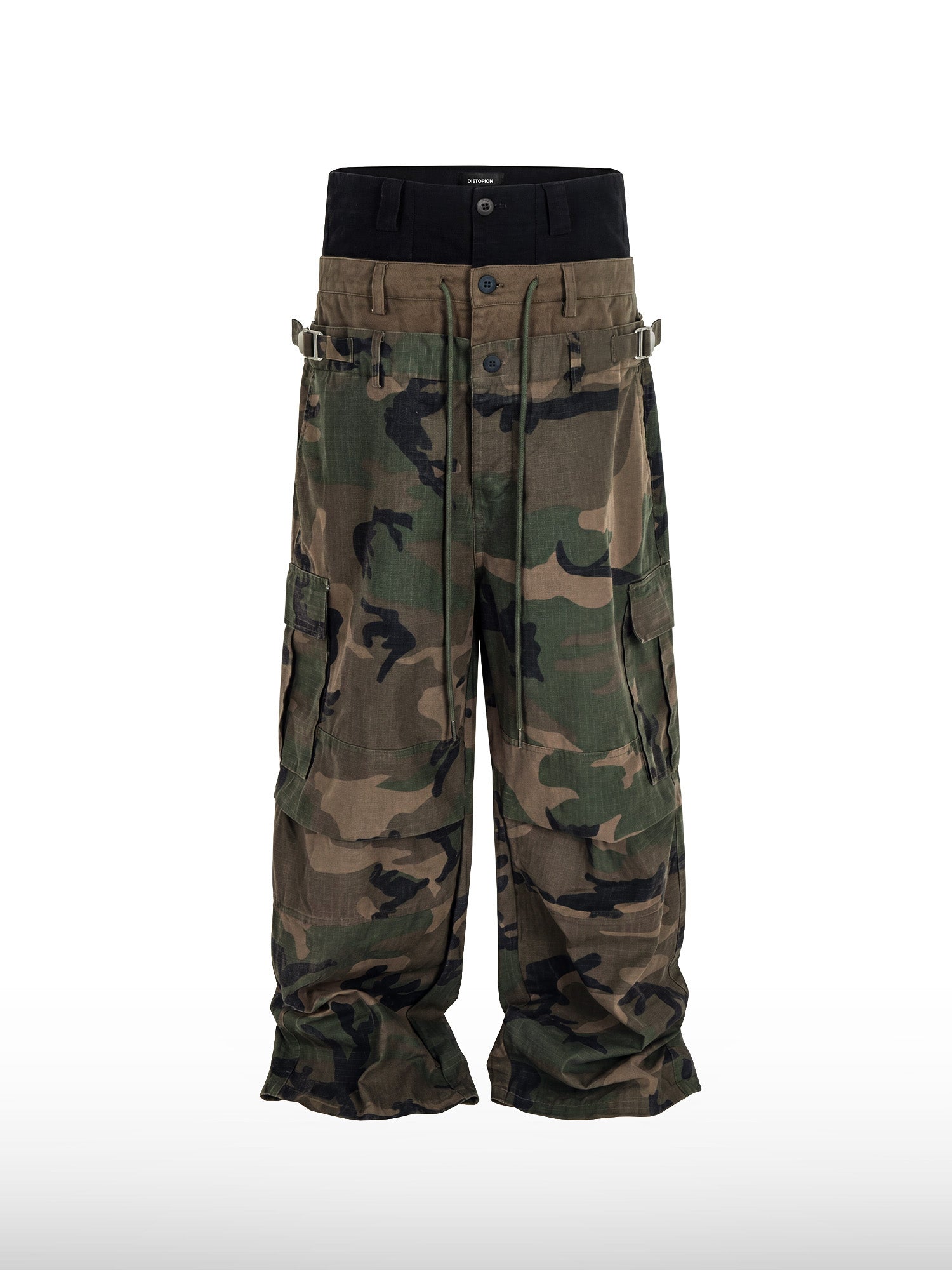 Drievoudige Taille Camo Broek