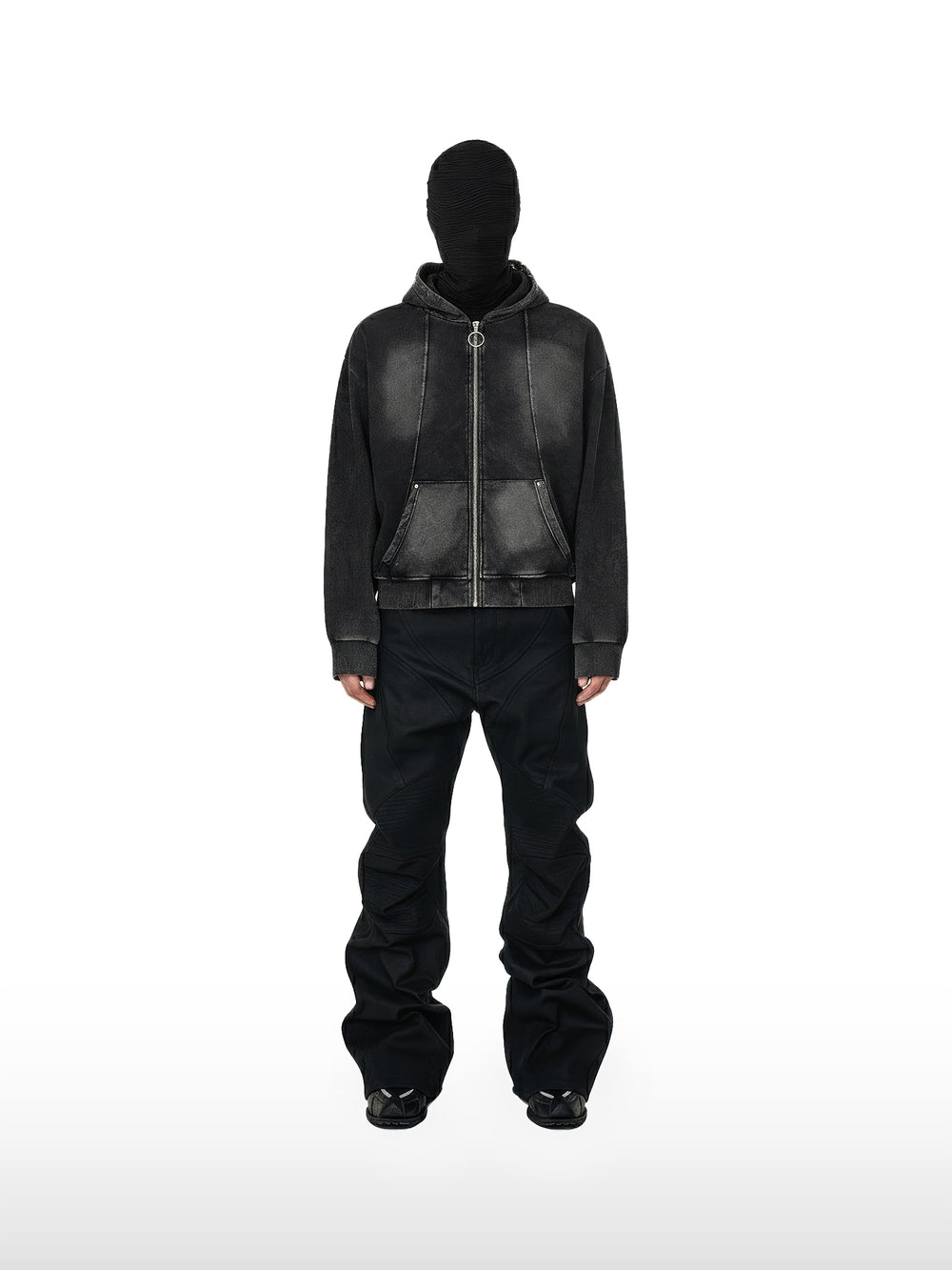 Kapuzenjacke mit Reißverschluss und Ringzug