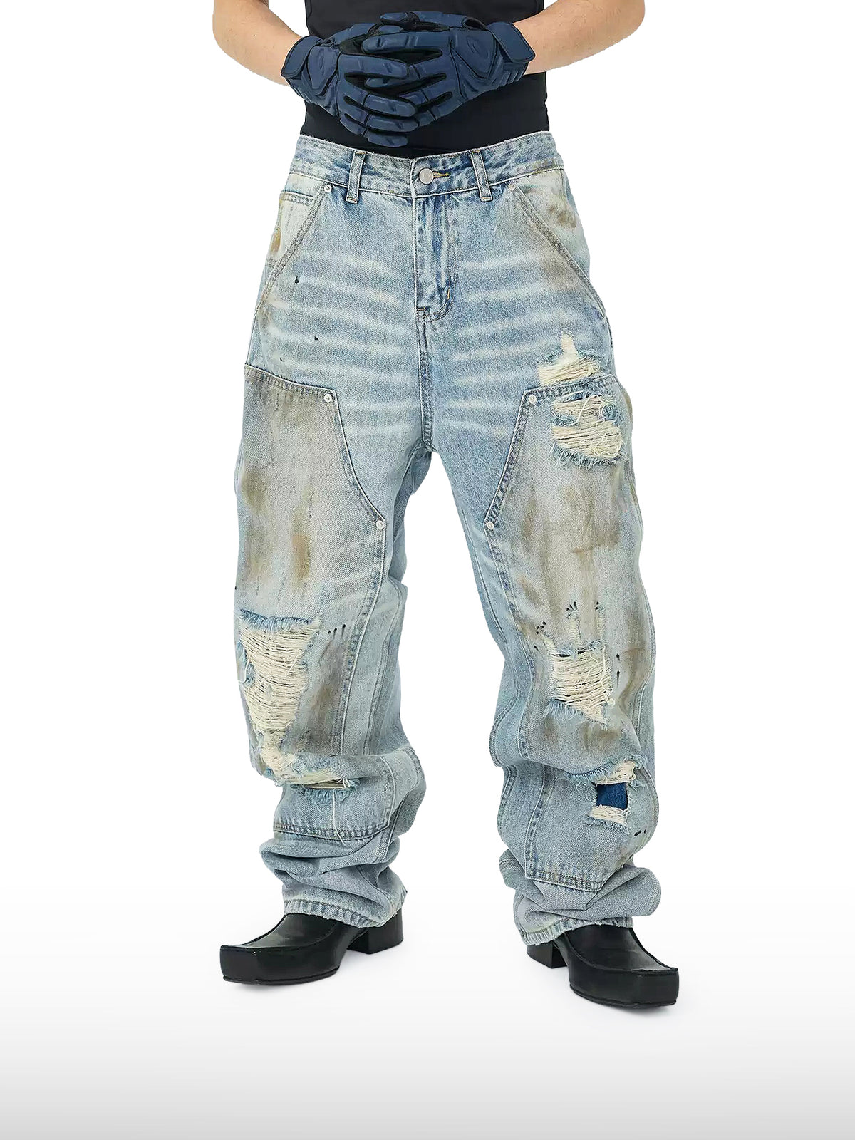 Faded Riot-jeans