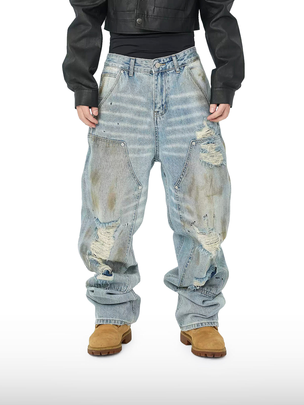 Faded Riot-jeans