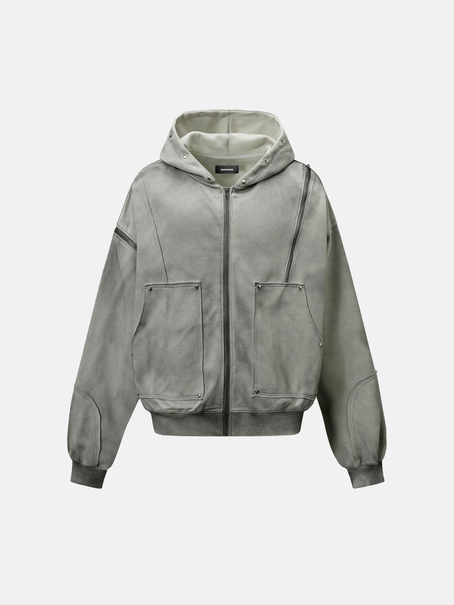 Nieten-Hoodie