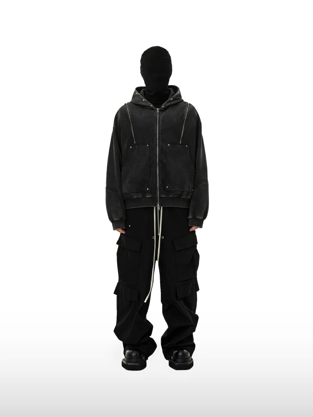 Nieten-Hoodie