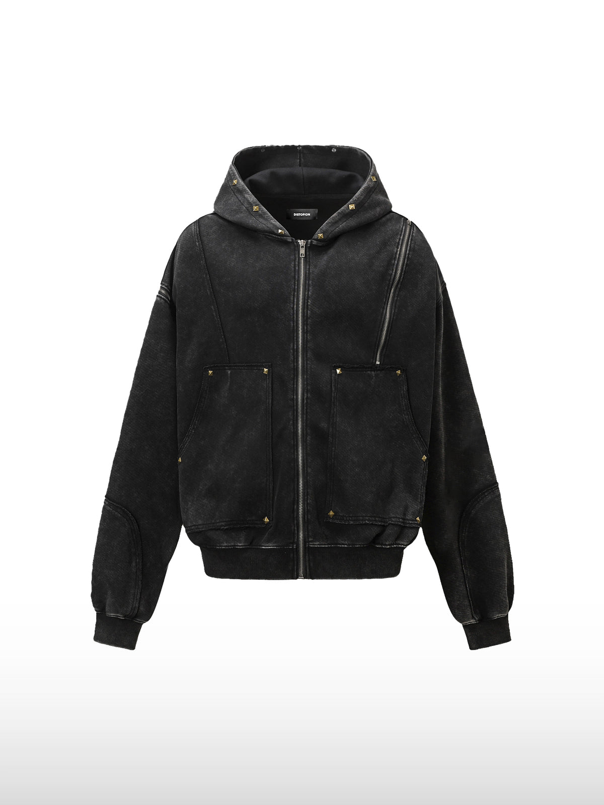Nieten-Hoodie
