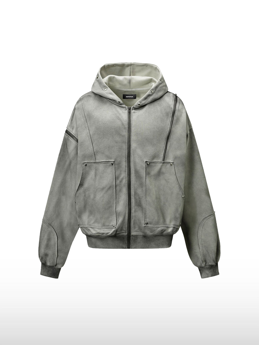 Nieten-Hoodie