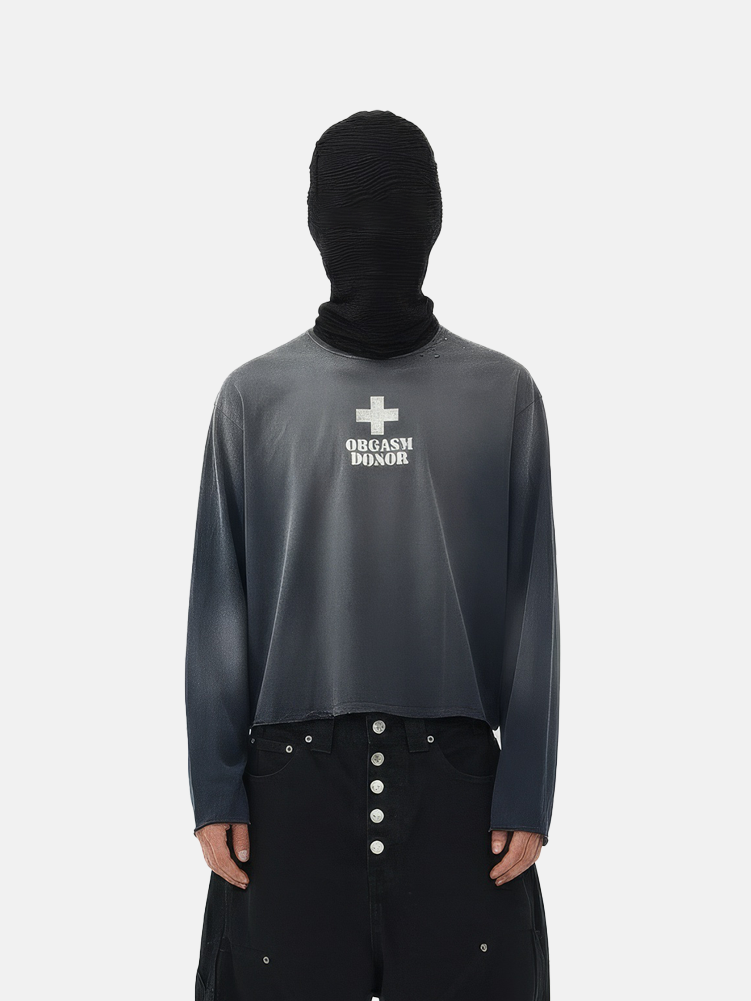 T-Shirt mit Schattenprint