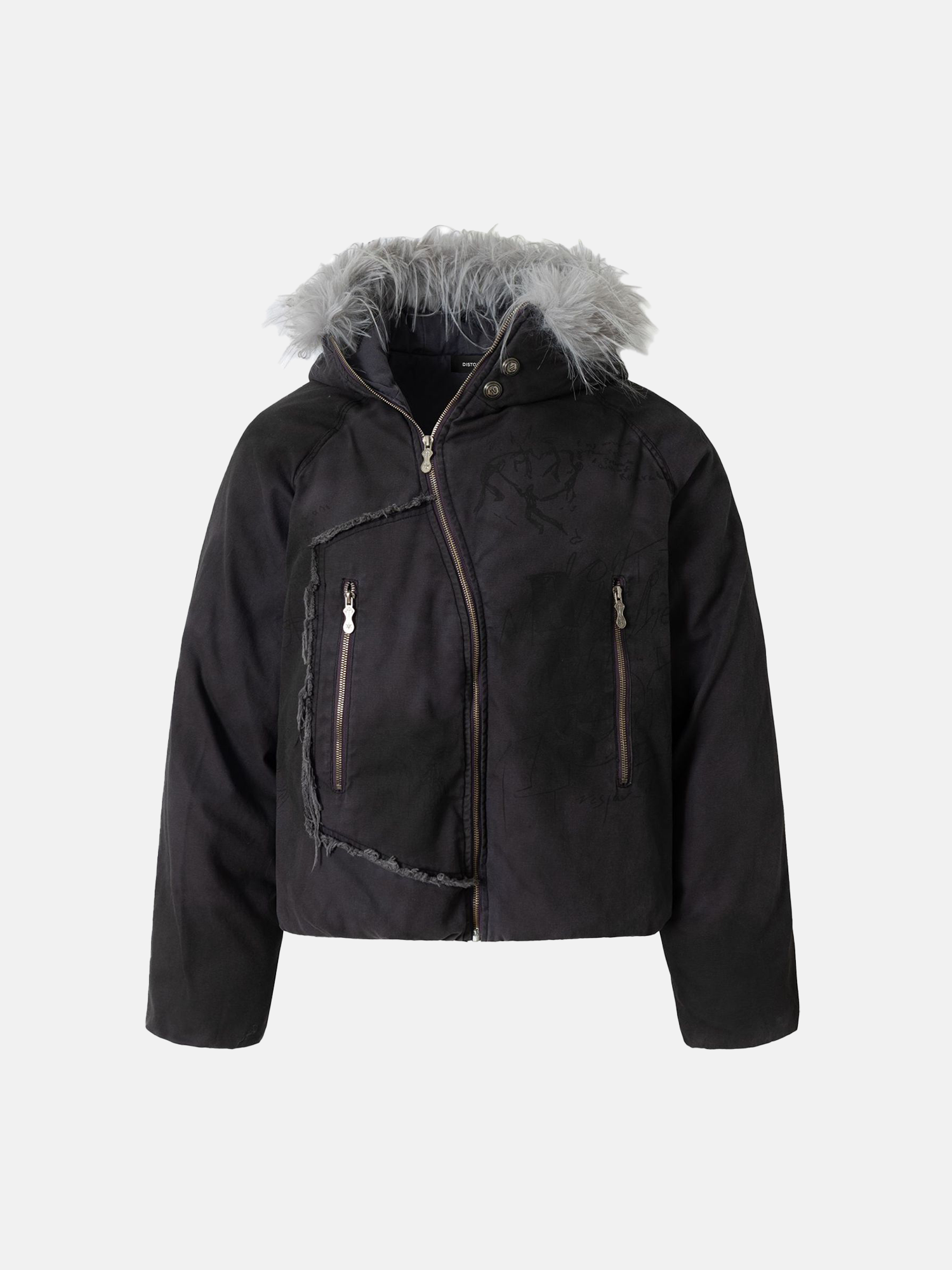 Stormveil Distressed Hood Jacke