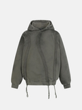 Street Hoodie mit Kordelzug
