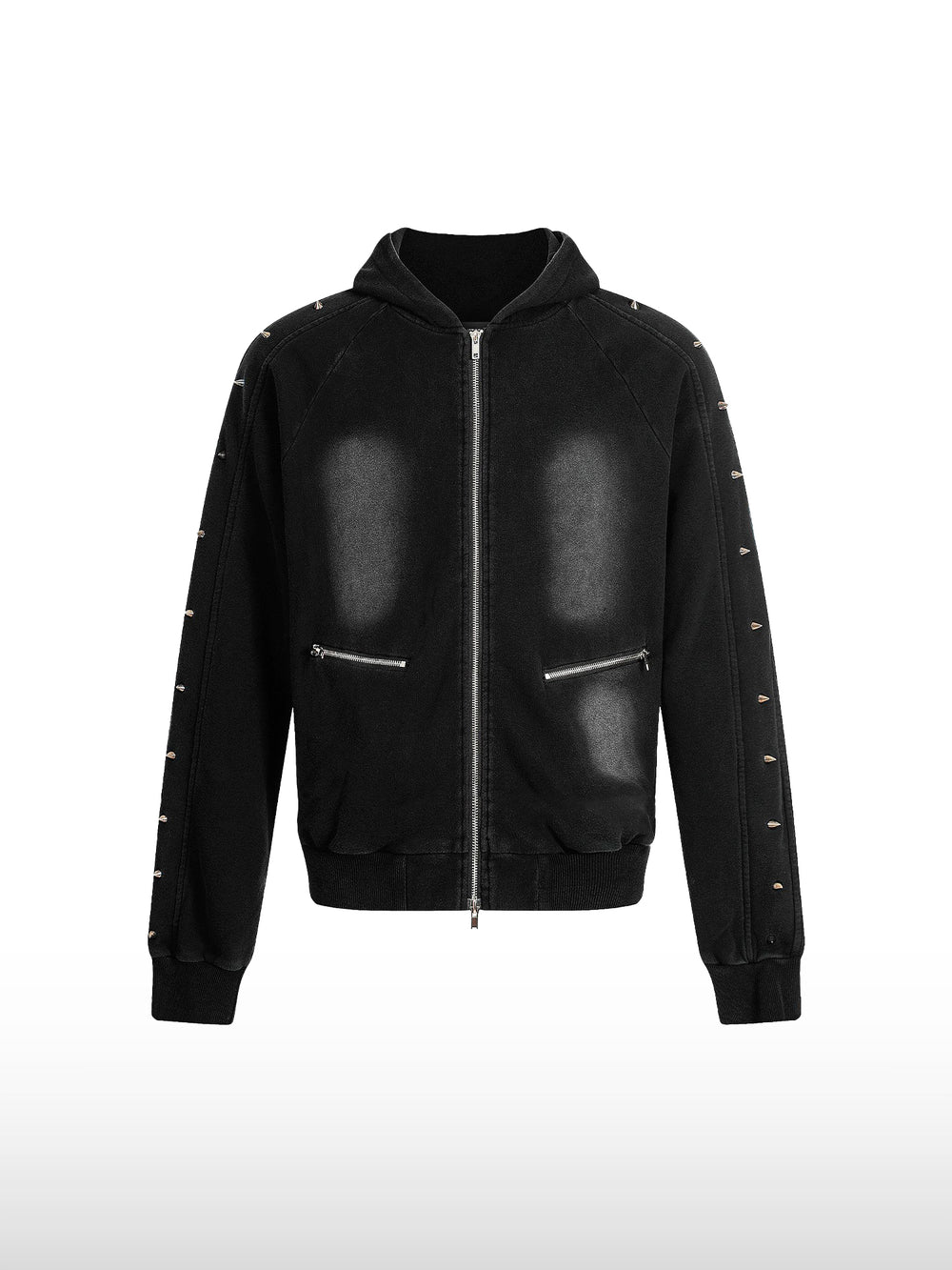 Kapuzenjacke mit Nieten