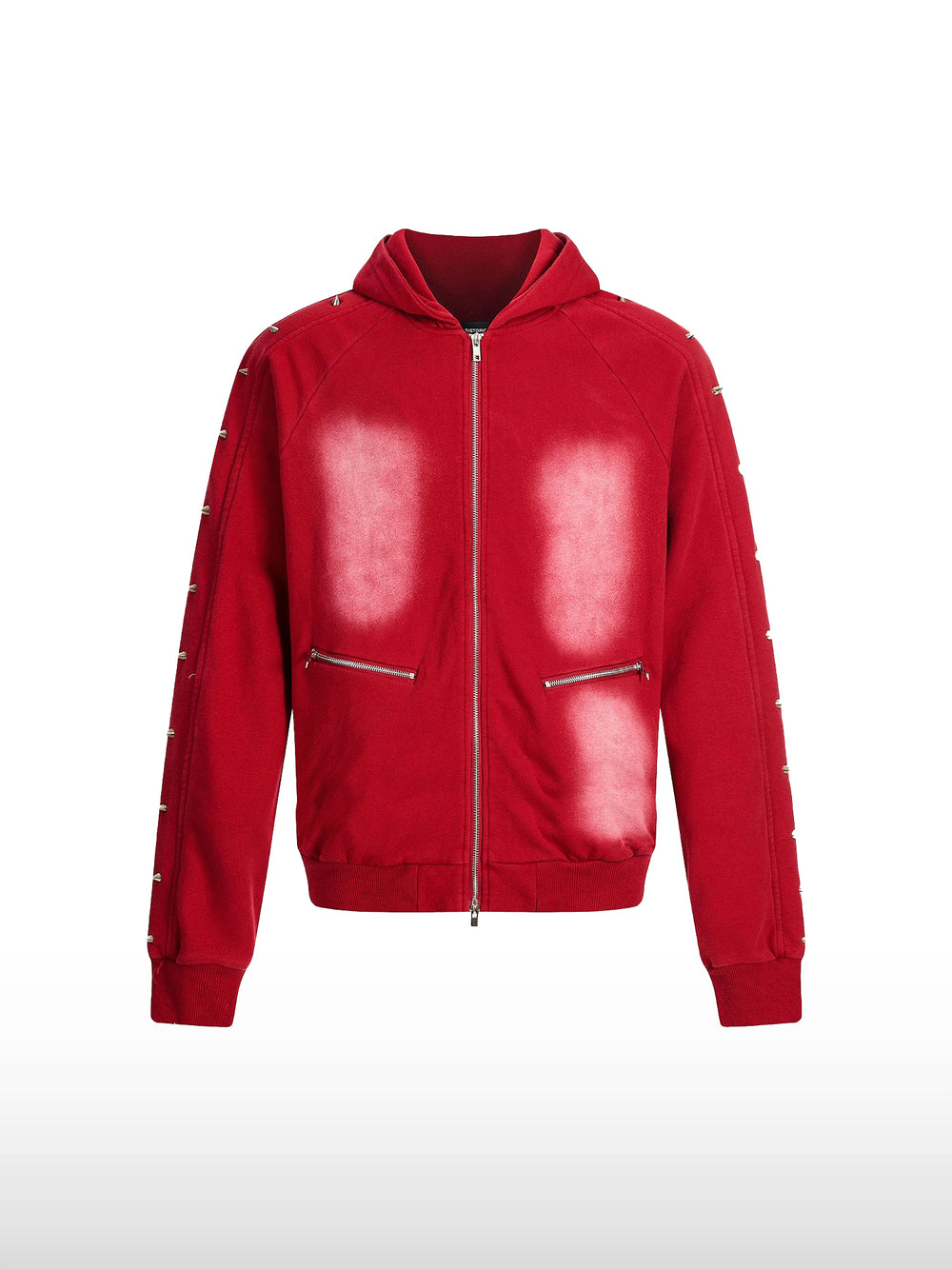 Kapuzenjacke mit Nieten