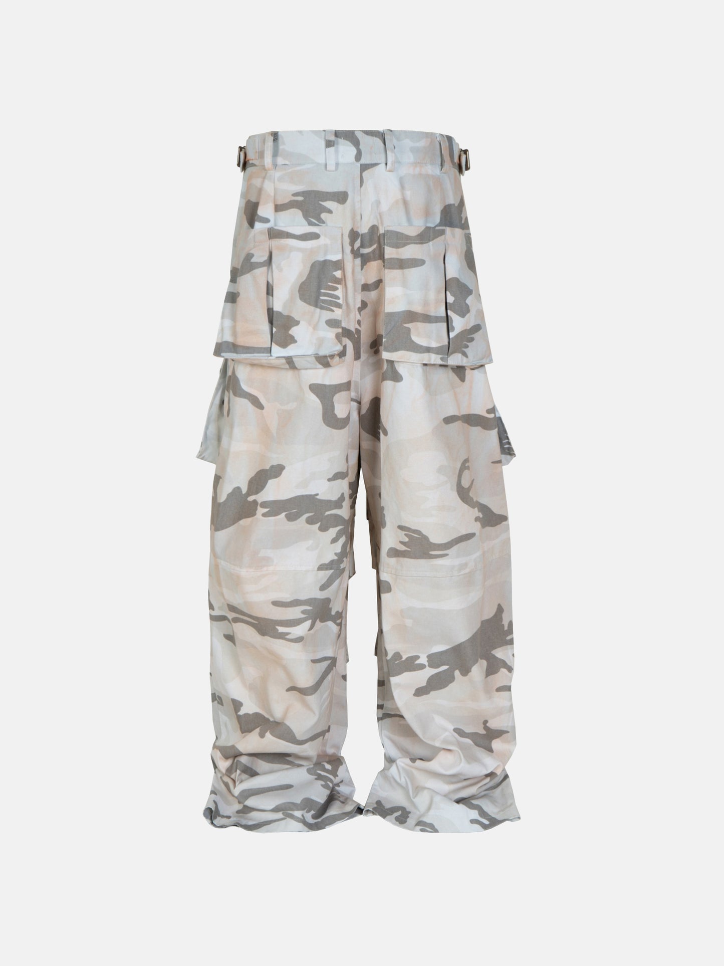 Sandfarbene Camouflage-Cargohose