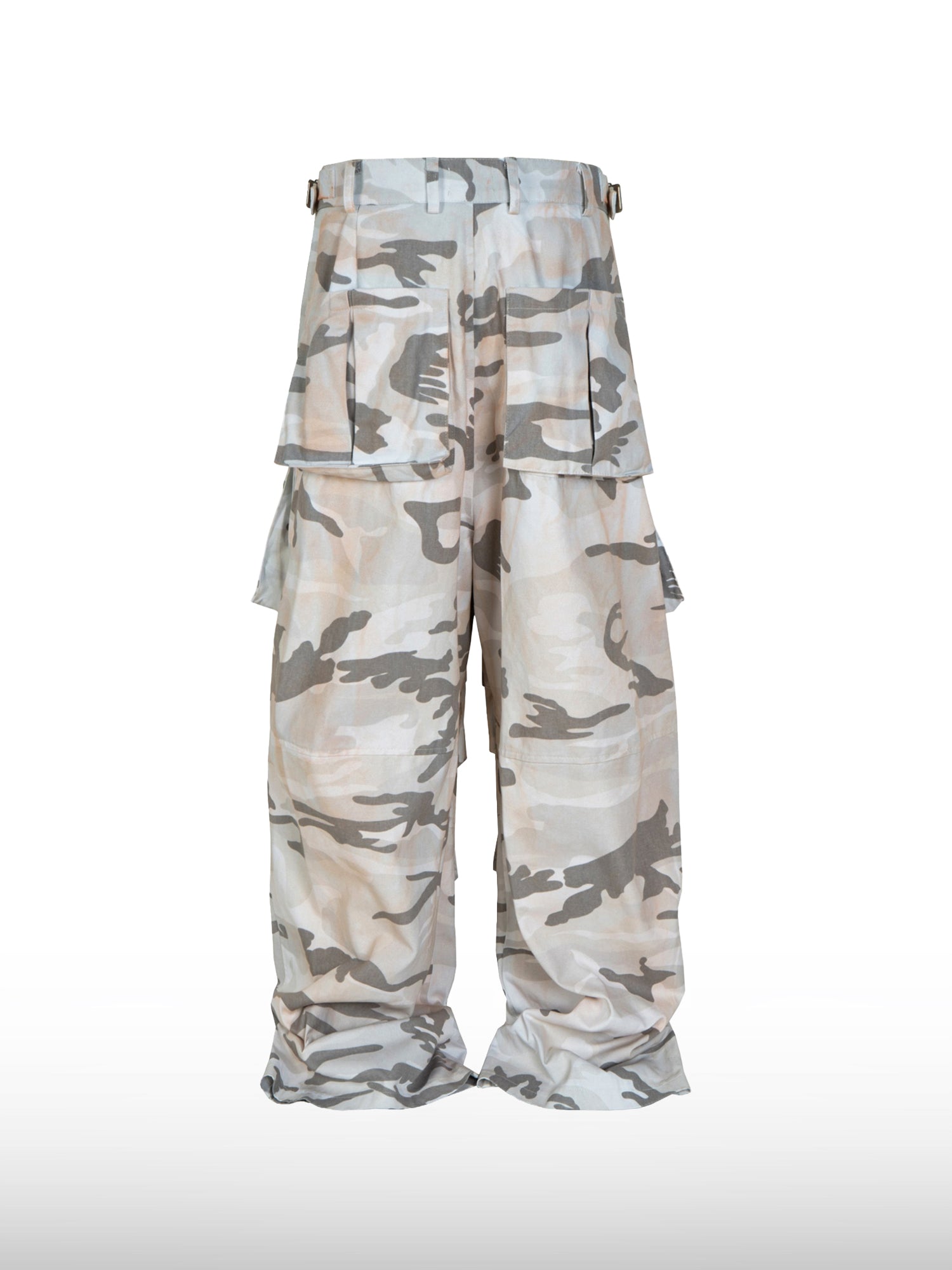 Sandfarbene Camouflage-Cargohose