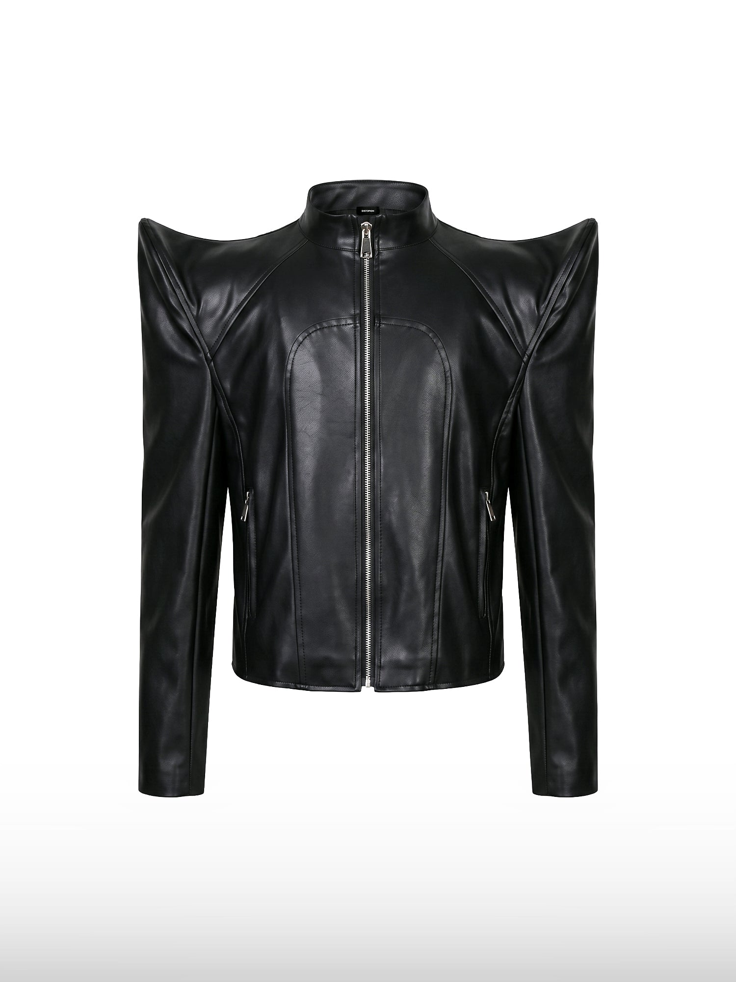 Lederjacke „Sculpted Peak“