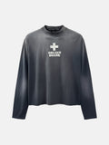 T-shirt met schaduwdessin