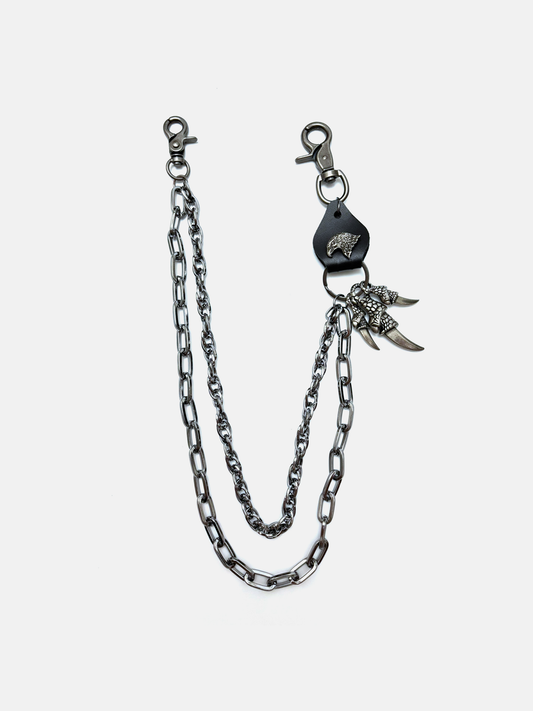 Silberne Klauenkette
