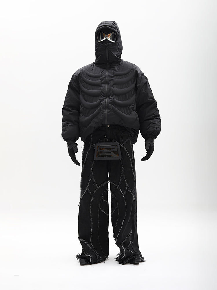 Skelett-Soldatenjacke