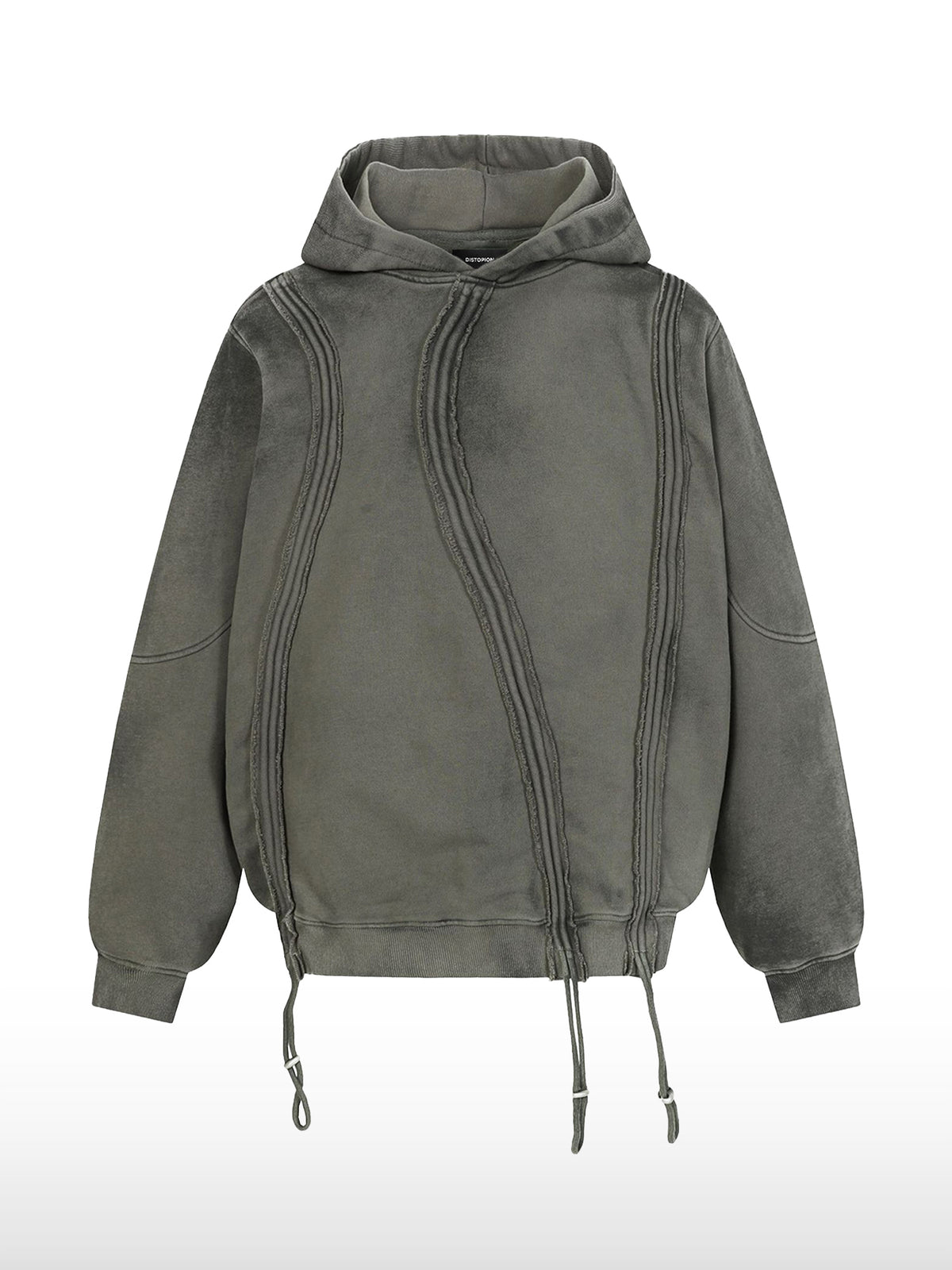Hoodie met trekkoord in streetwearstijl