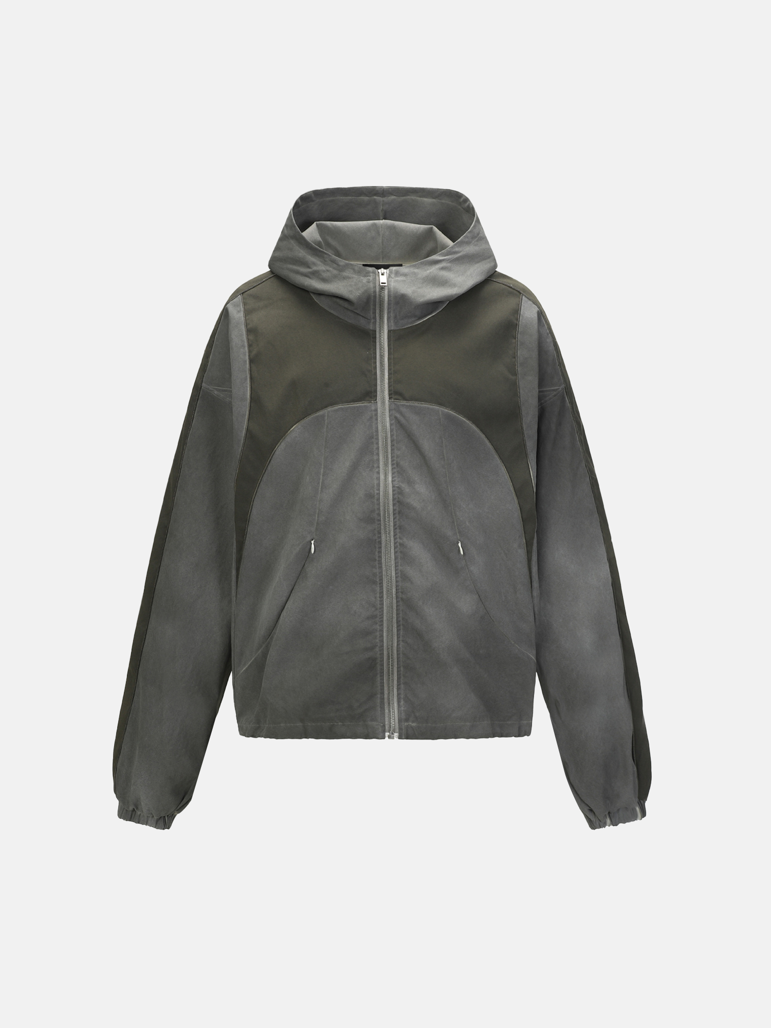Two-Tone Zip Jacket