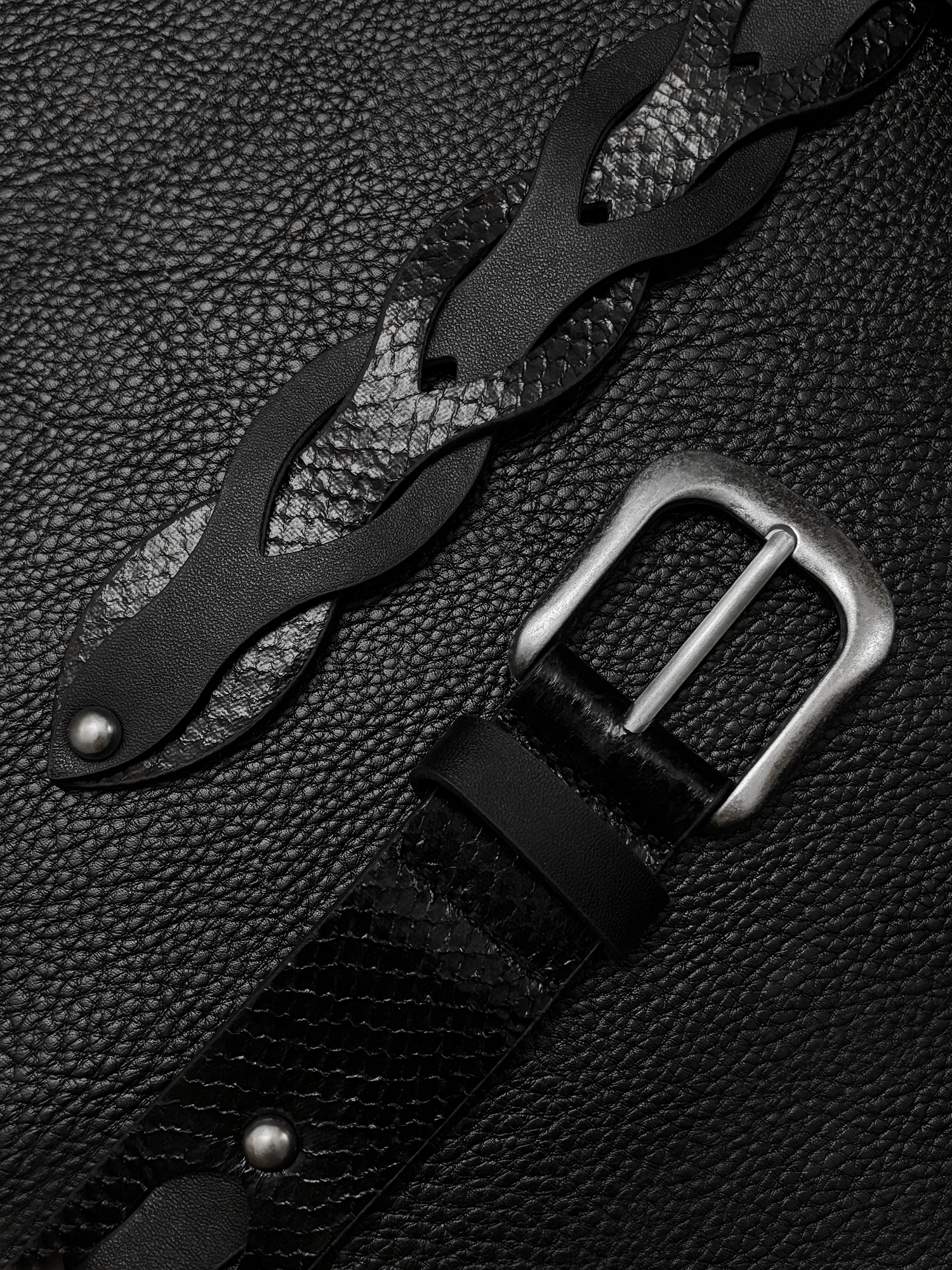 Twist Leather Belt