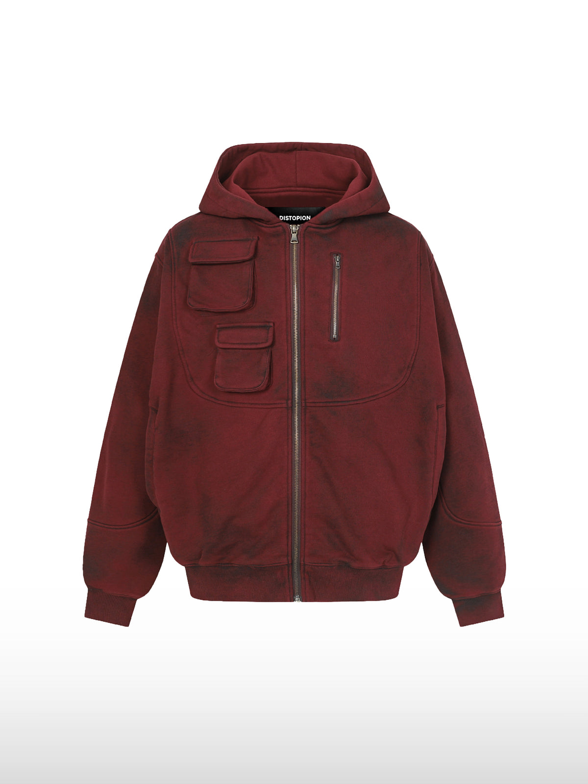 Hoodie met utility-zak