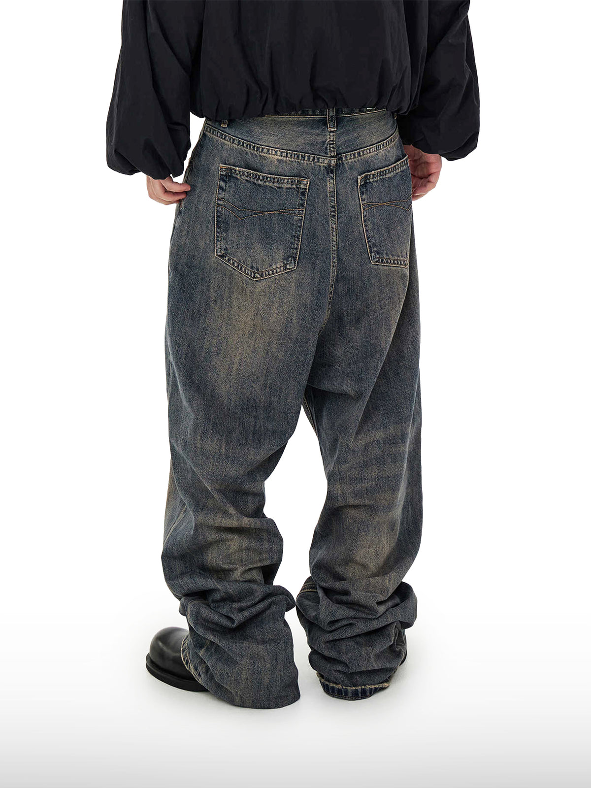 Jeans im Vintage-Waschung