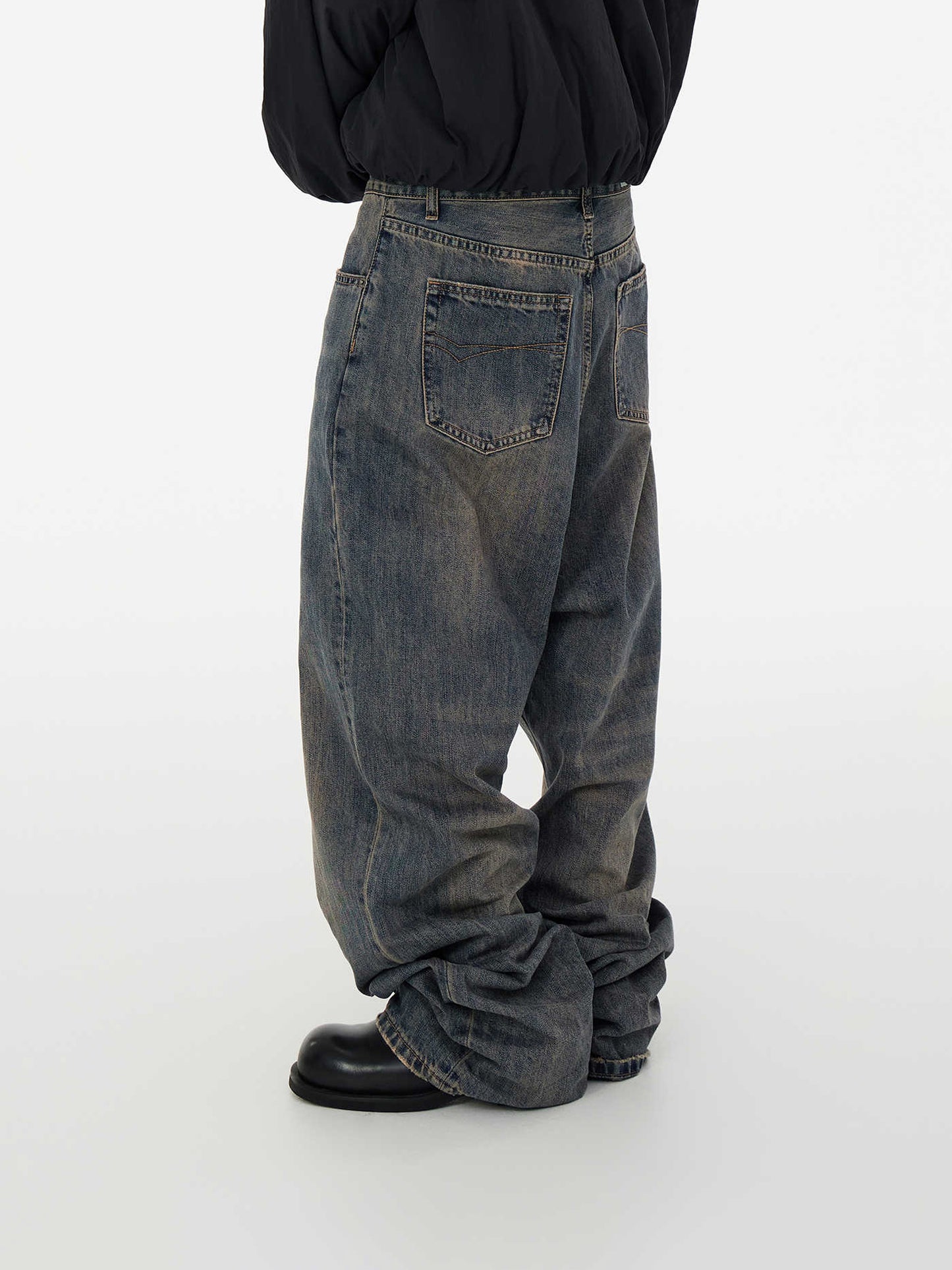 Jeans im Vintage-Waschung