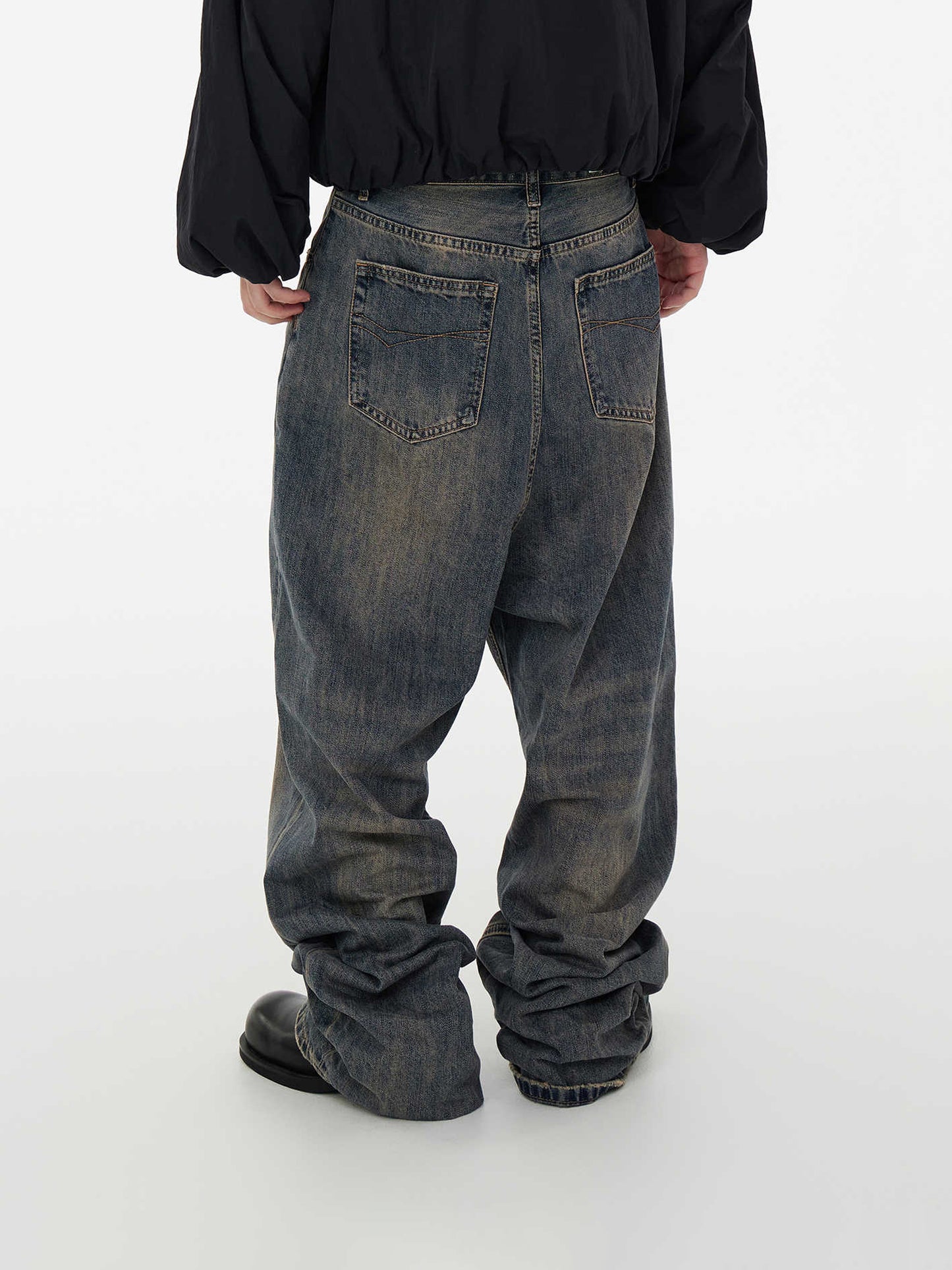 Jeans im Vintage-Waschung