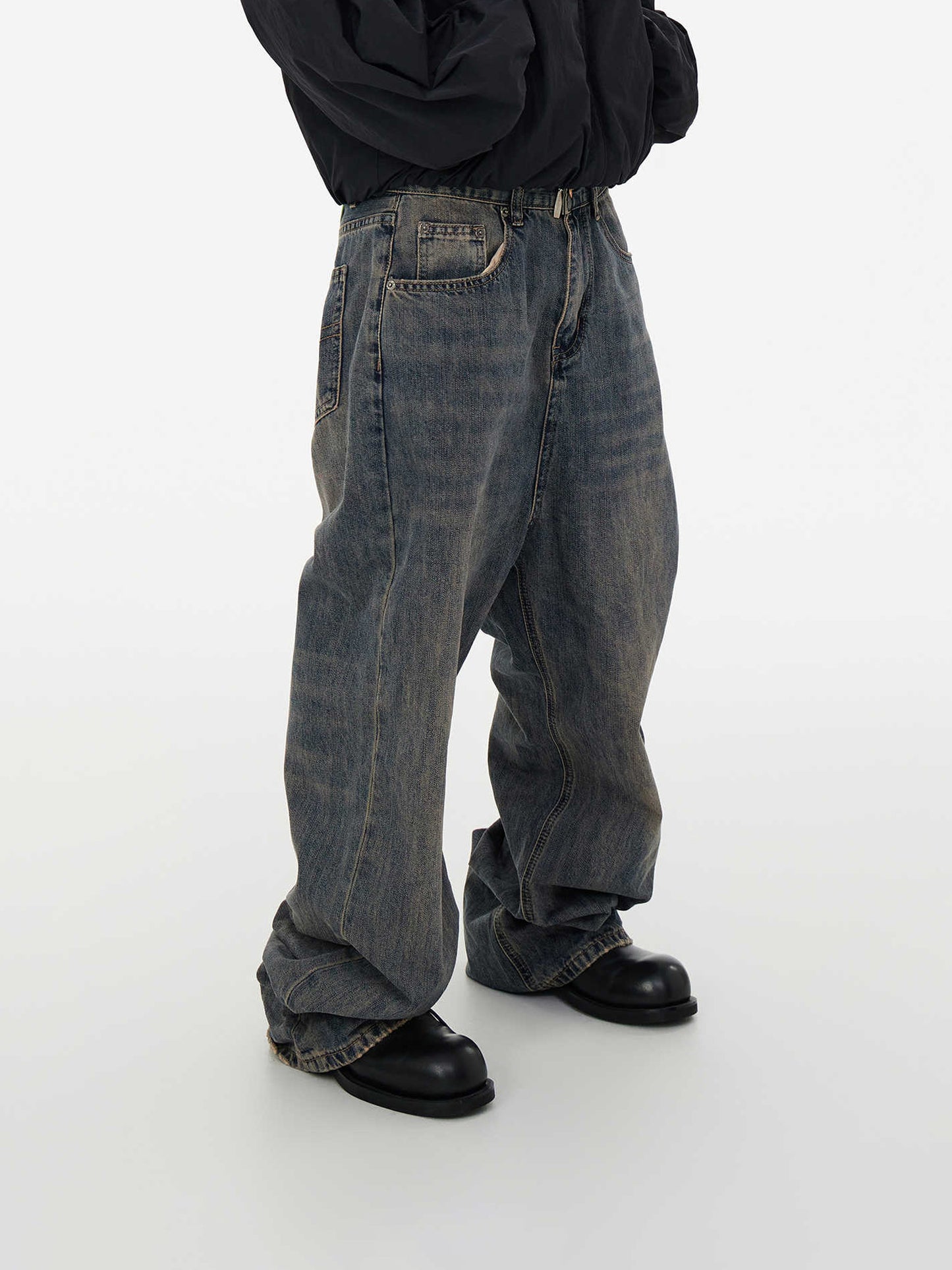 Jeans im Vintage-Waschung