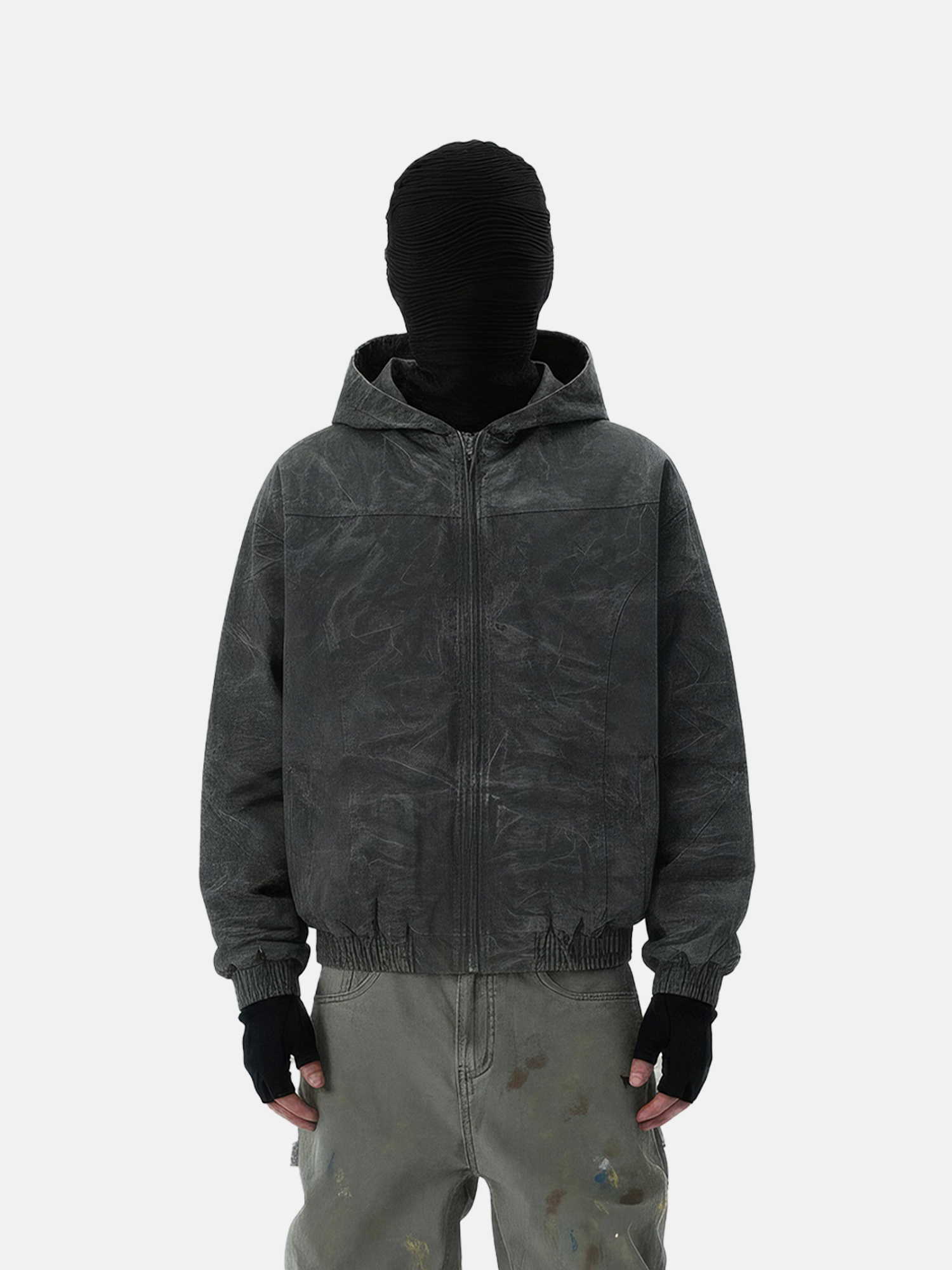Washed Hoodie Jacket