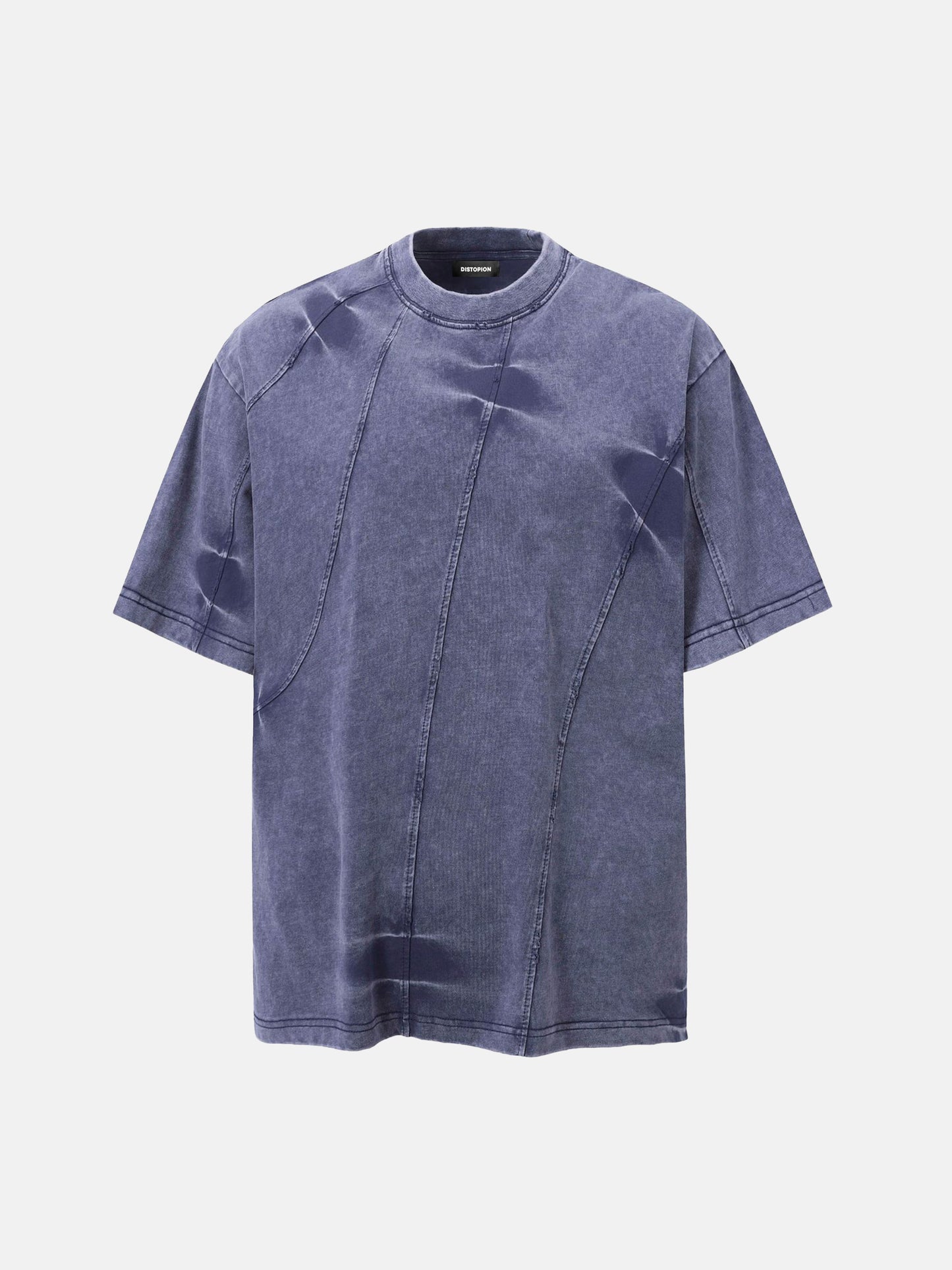 T-Shirt mit Kettnaht