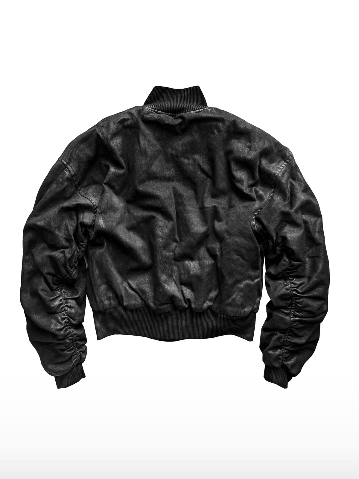 Washed Cotton Bomber Jacket