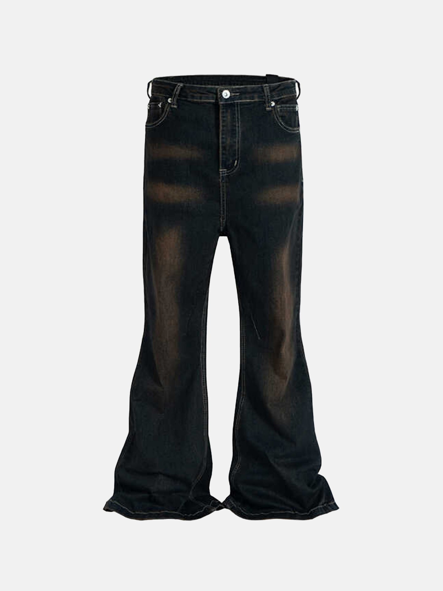Ausgewaschene Schlagjeans